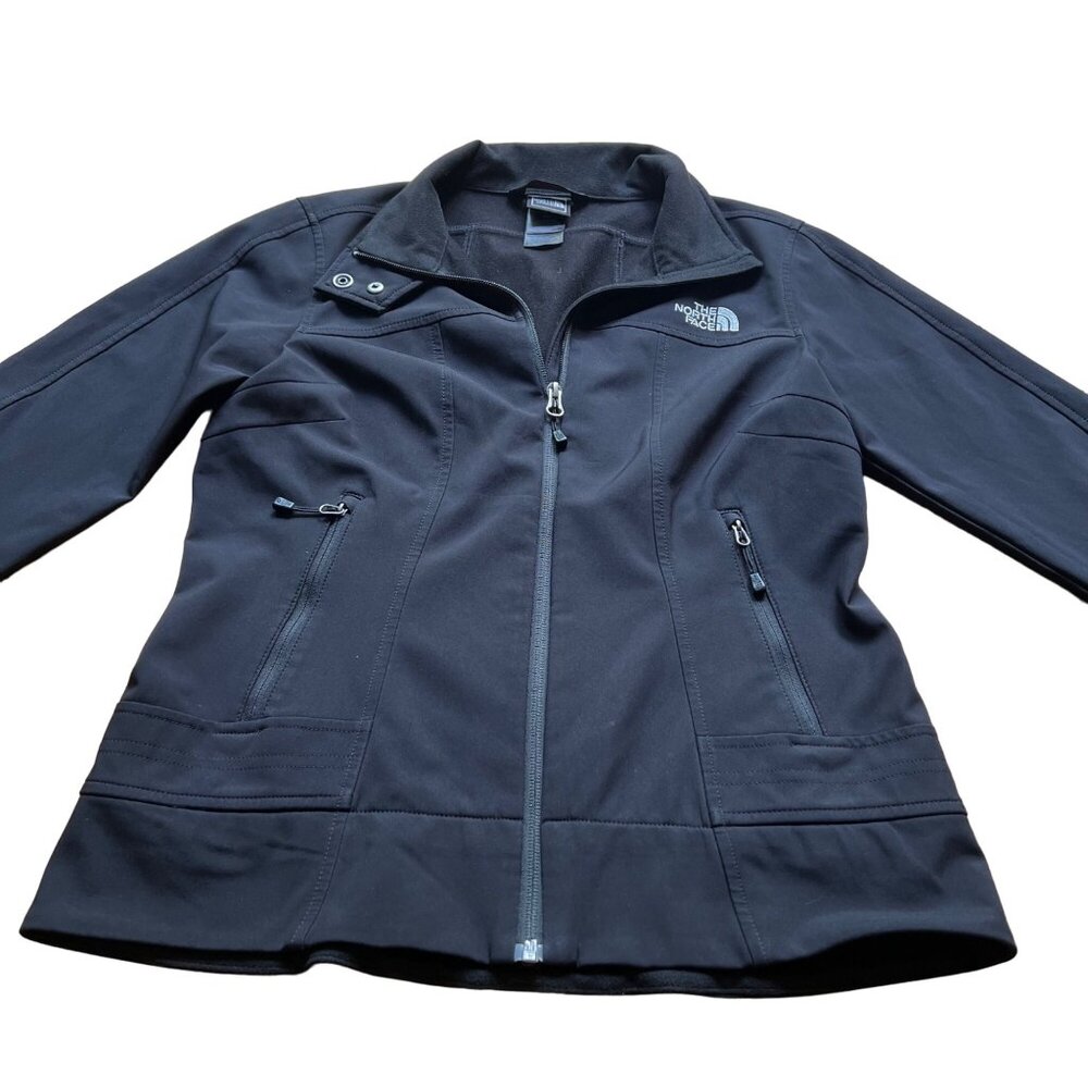The North Face Women's M Black Softshell Jacket Minimalist Gorpcore Outdoor
